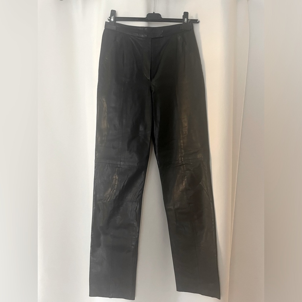 Giorgio armani leather pants